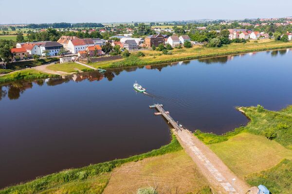 Fährstelle F30 - Luftaufnahme beide Anleger | Foto: Gabriele Hanke