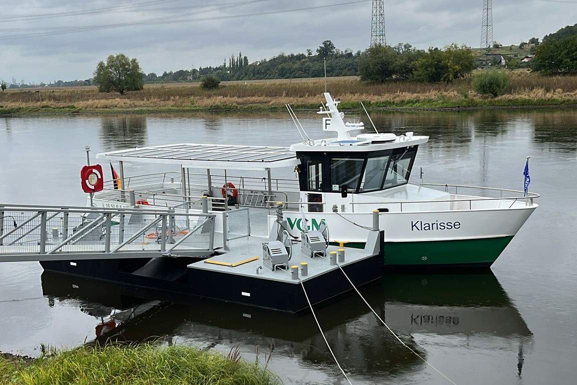 Fähre »Klarisse« an der Fährstelle F28 Niederlommatzsch – Diesbar-Seußlitz © Rene Lindner